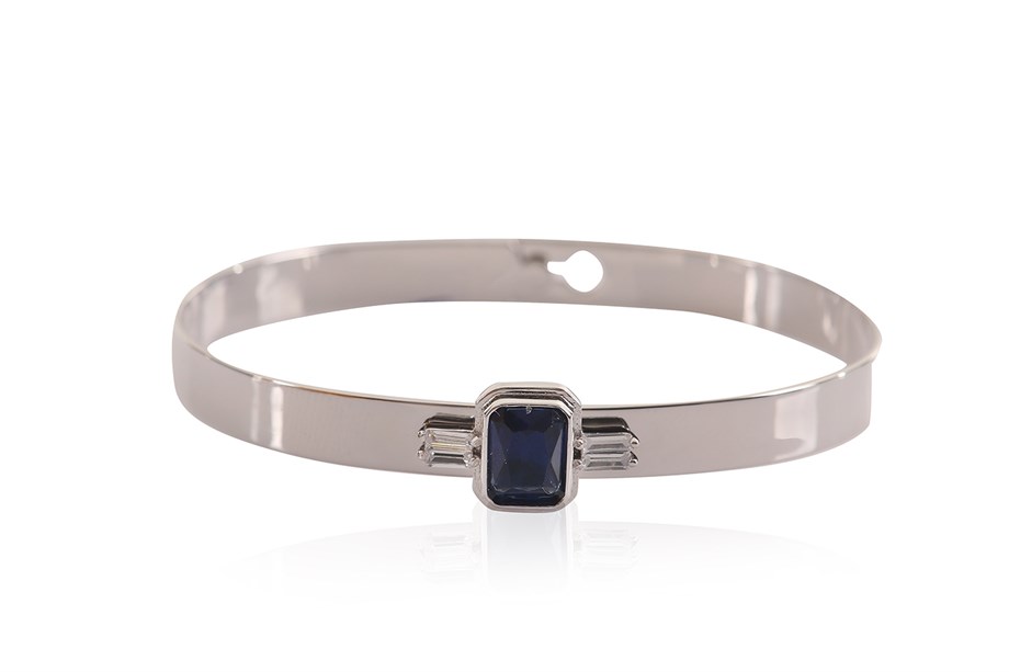 BAGET WITH STONE ITALIAN BANGLE