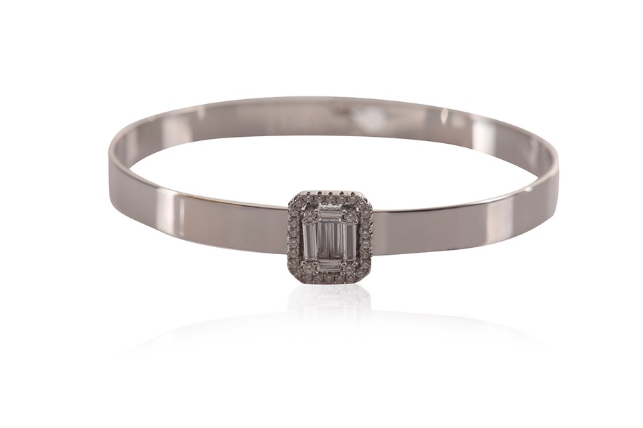 BAGET WITH STONE ITALIAN BANGLE