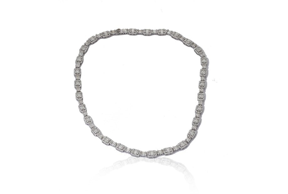 BAGET TAŞLI İTALYAN KOLYE