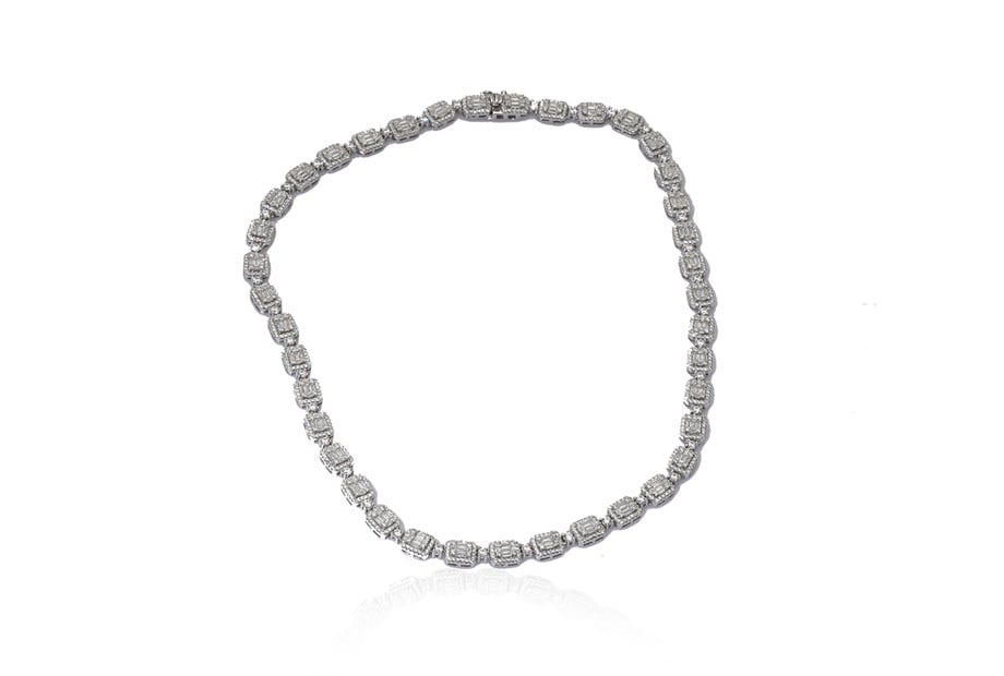 BAGET TAŞLI İTALYAN KOLYE