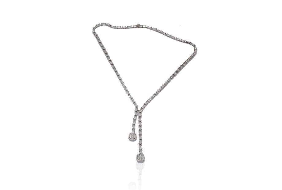 BAGET TAŞLI İTALYAN KOLYE