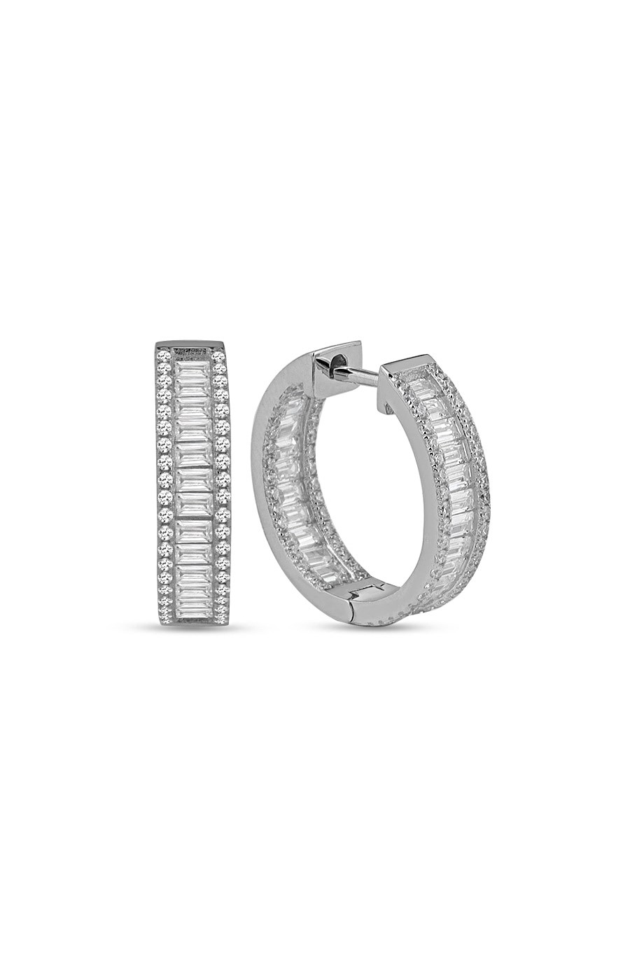 BAGET TAŞLI İTALYAN KÜPE