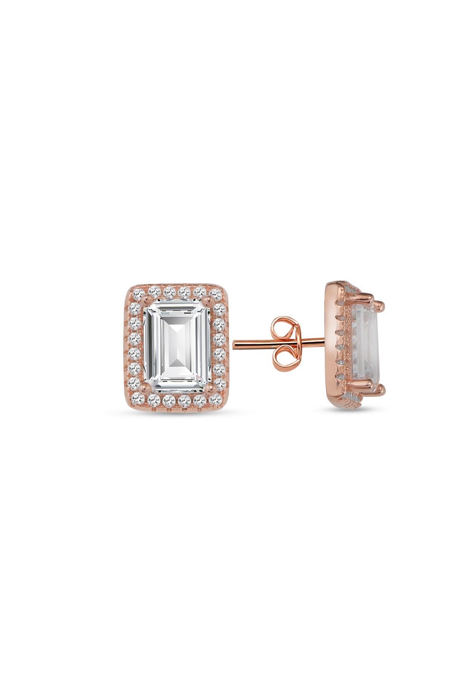 BAGET TAŞLI İTALYAN KÜPE