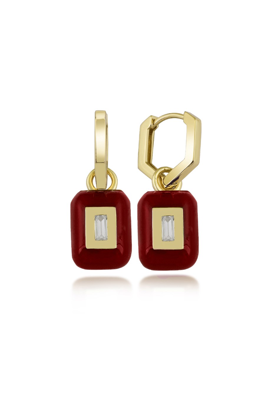 BAGET TAŞLI İTALYAN KÜPE