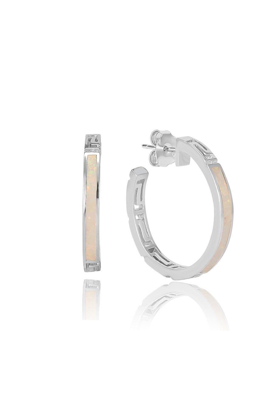 OPAL BEYAZ TAŞLI KÜPE