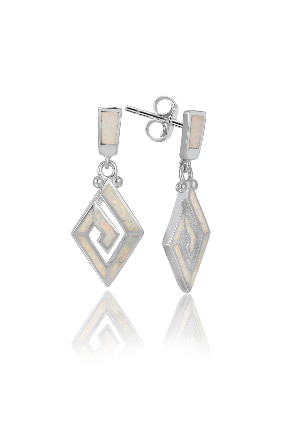 OPAL BEYAZ TAŞLI KÜPE