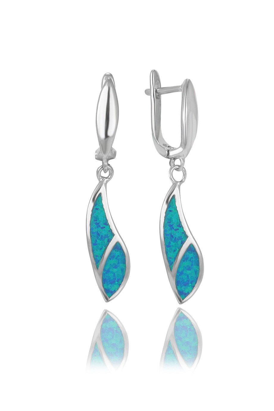 OPAL MAVİ TAŞLI KÜPE