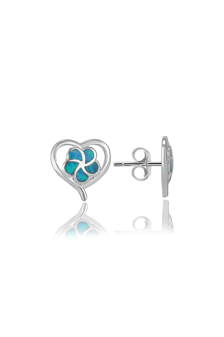 OPAL MAVİ TAŞLI KÜPE