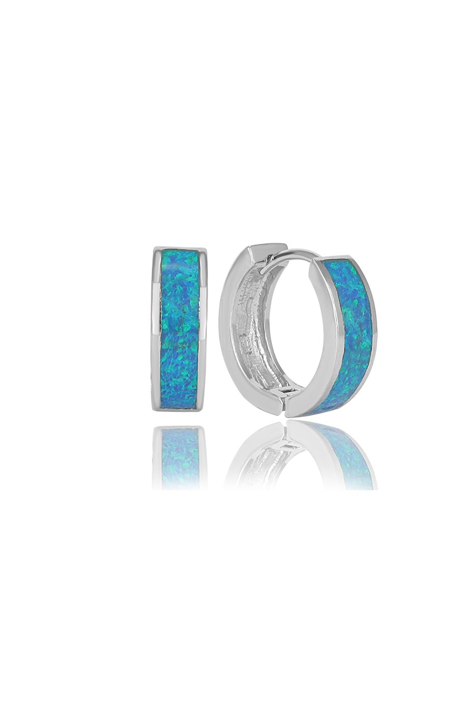 OPAL MAVİ TAŞLI KÜPE