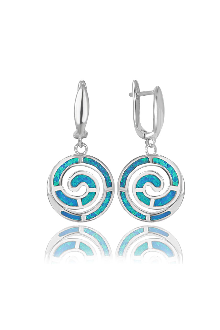 OPAL MAVİ TAŞLI KÜPE