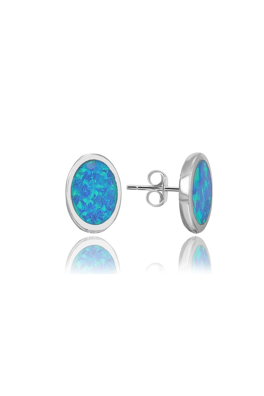 OPAL MAVİ TAŞLI KÜPE