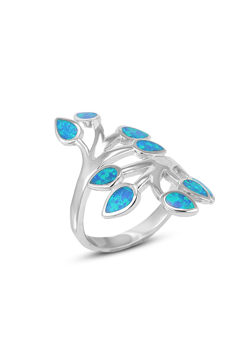 OPAL MAVİ TAŞLI YÜZÜK