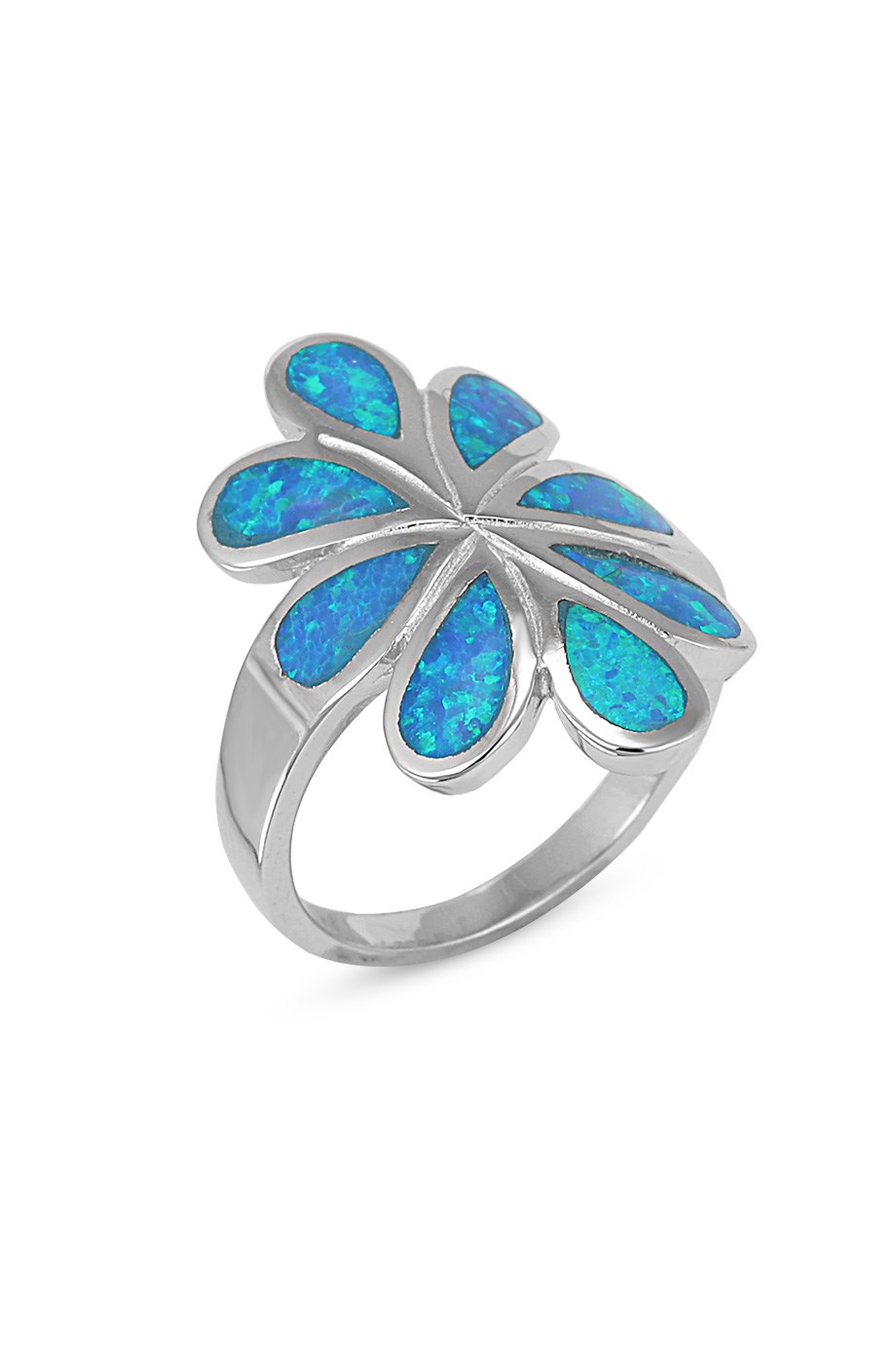 OPAL MAVİ TAŞLI YÜZÜK