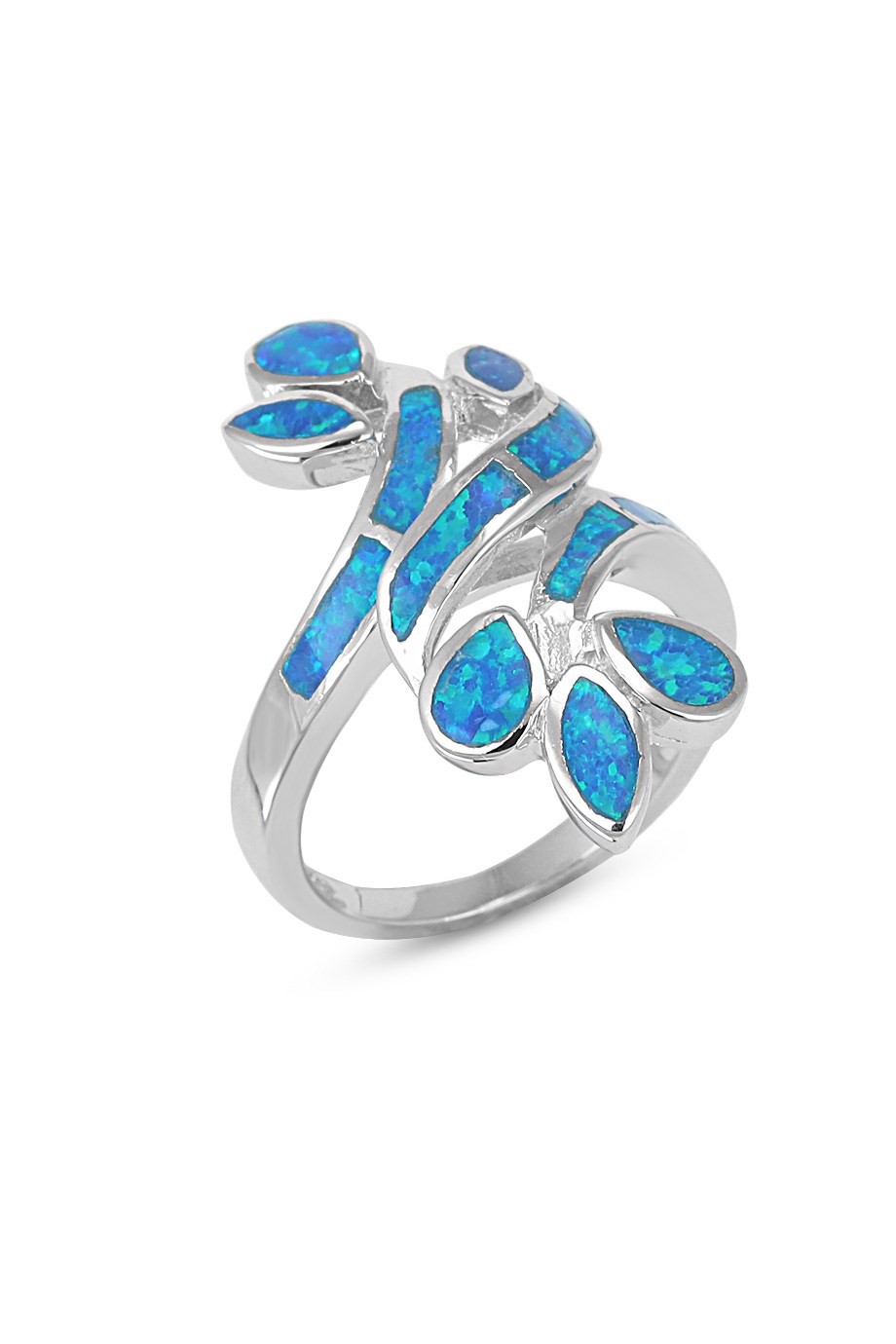 OPAL MAVİ TAŞLI YÜZÜK