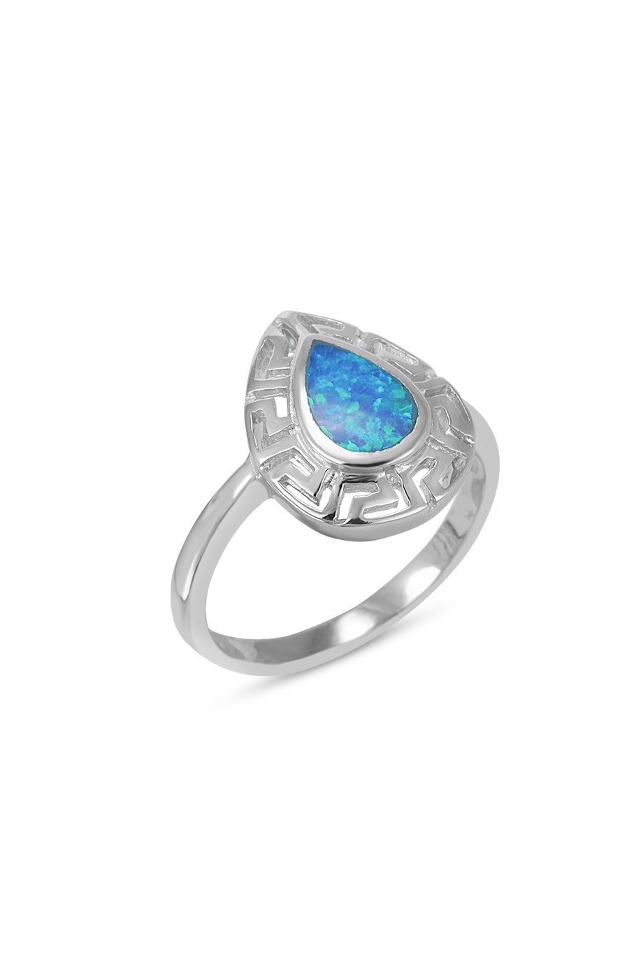 OPAL MAVİ TAŞLI YÜZÜK