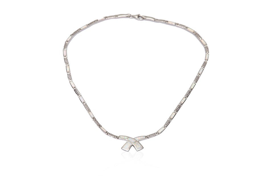 OPAL TAŞLI İTALYAN KOLYE