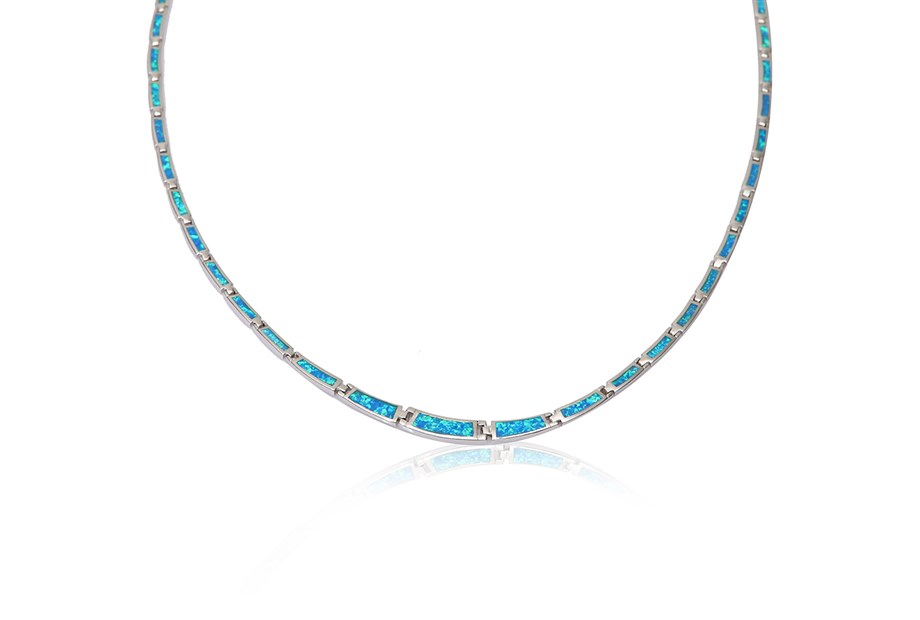 OPAL TAŞLI İTALYAN KOLYE