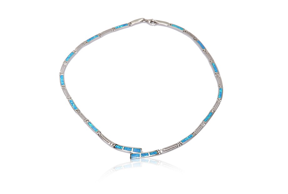 OPAL TAŞLI İTALYAN KOLYE