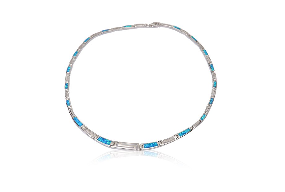 OPAL TAŞLI İTALYAN KOLYE