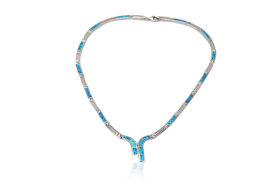 OPAL TAŞLI İTALYAN KOLYE