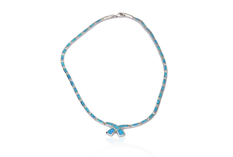 OPAL TAŞLI İTALYAN KOLYE