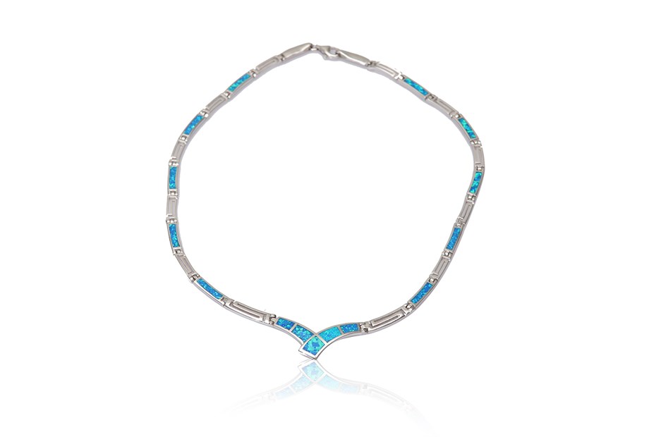 OPAL TAŞLI İTALYAN KOLYE