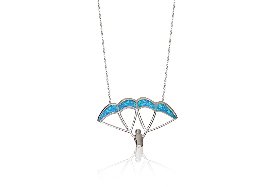 OPAL TAŞLI İTALYAN KOLYE