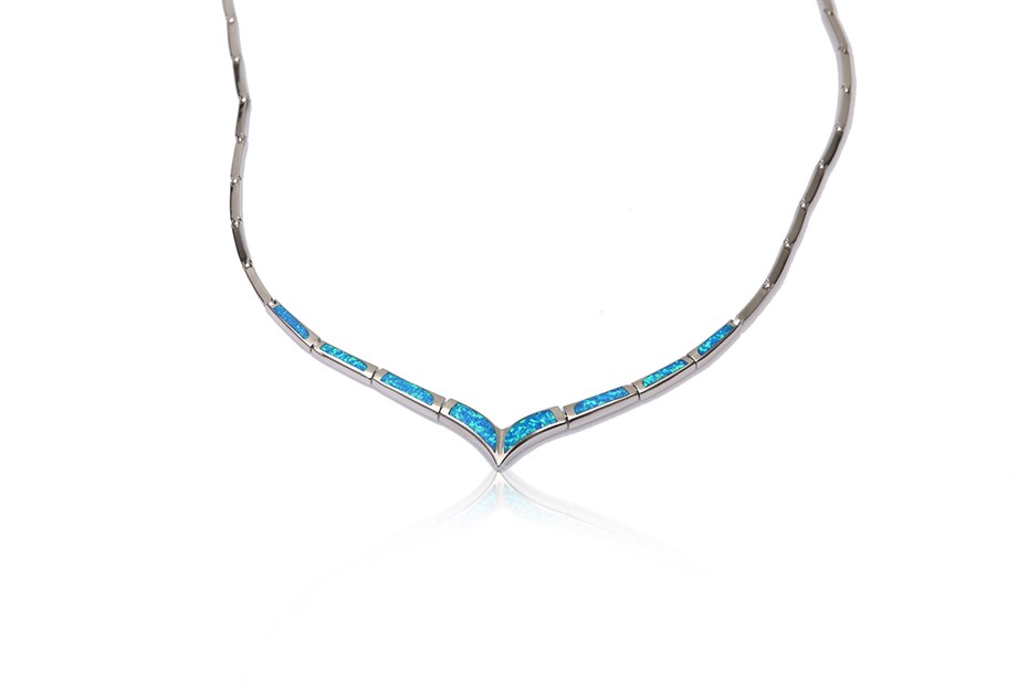 OPAL TAŞLI İTALYAN KOLYE