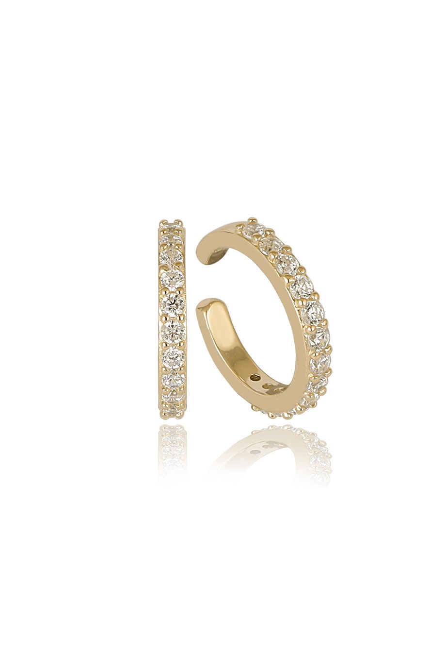 ÖZEL TASARIM İTALYAN TAŞLI EARCUFF KÜPE