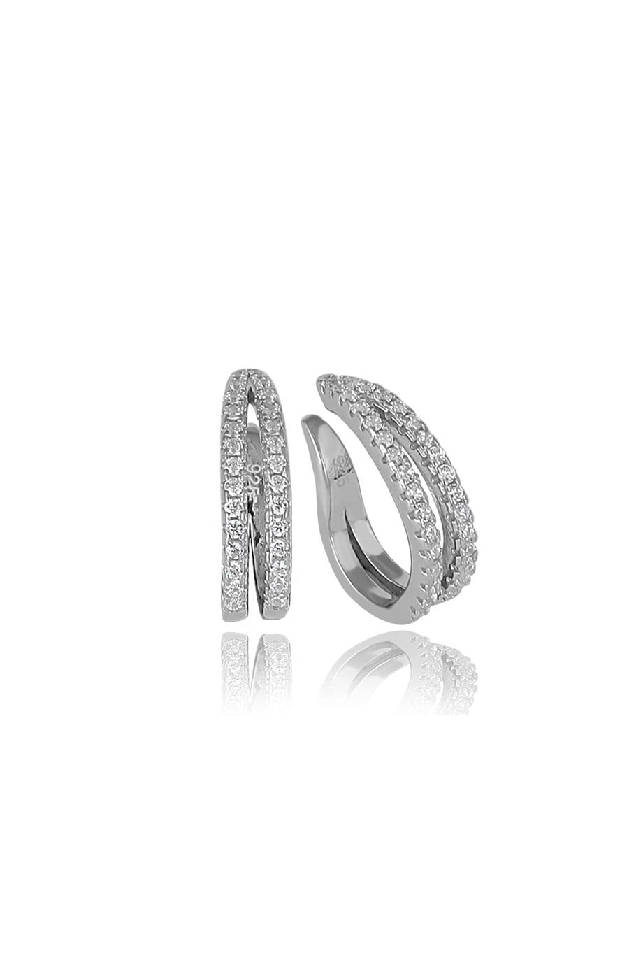 ÖZEL TASARIM İTALYAN TAŞLI EARCUFF KÜPE