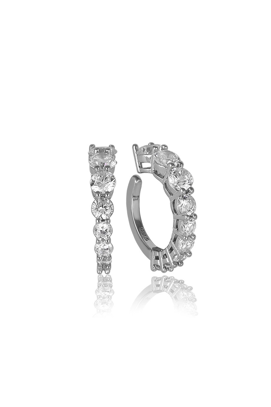 ÖZEL TASARIM İTALYAN TAŞLI EARCUFF KÜPE
