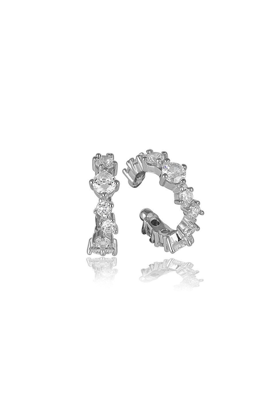 ÖZEL TASARIM İTALYAN TAŞLI EARCUFF KÜPE