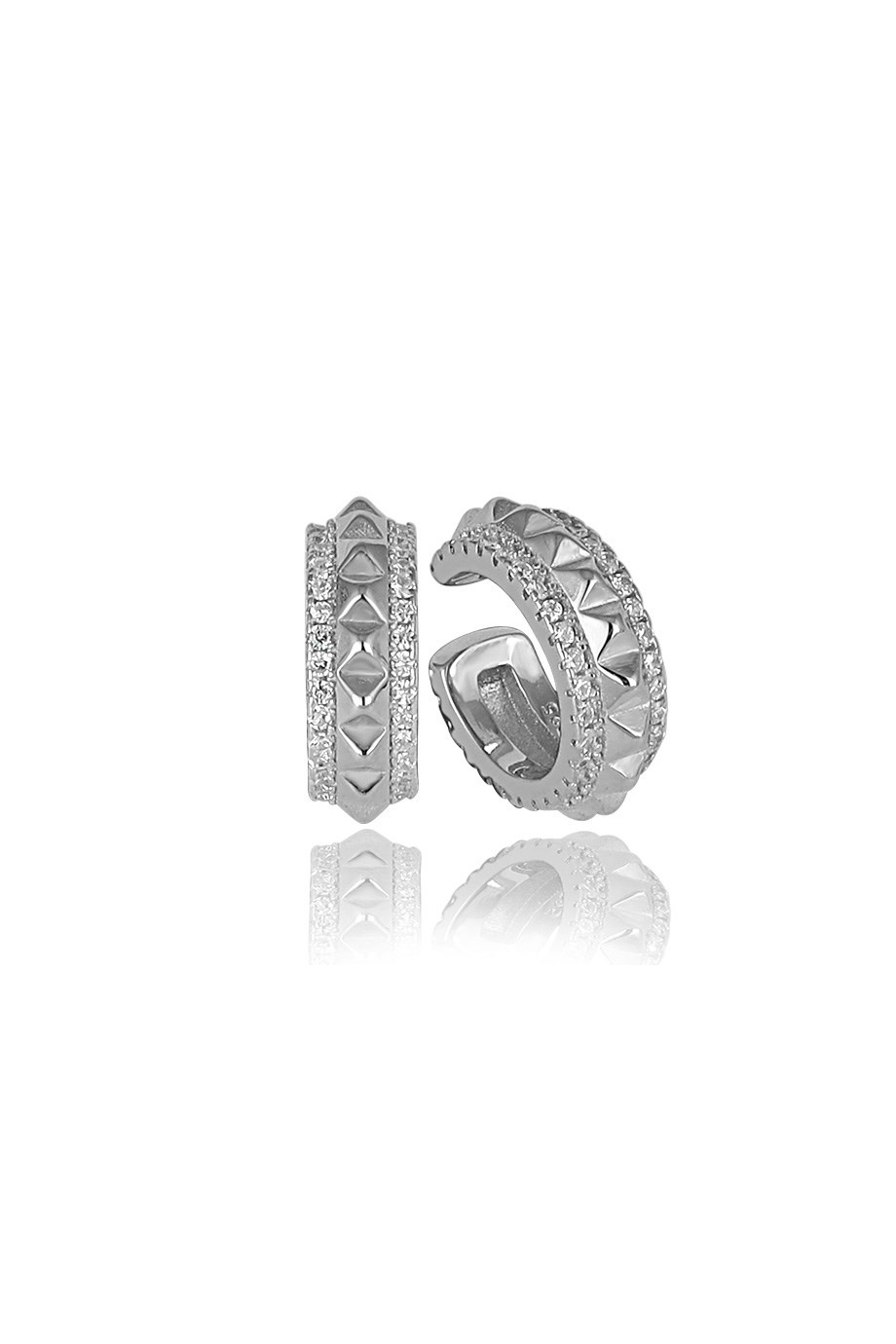 ÖZEL TASARIM İTALYAN TAŞLI EARCUFF KÜPE