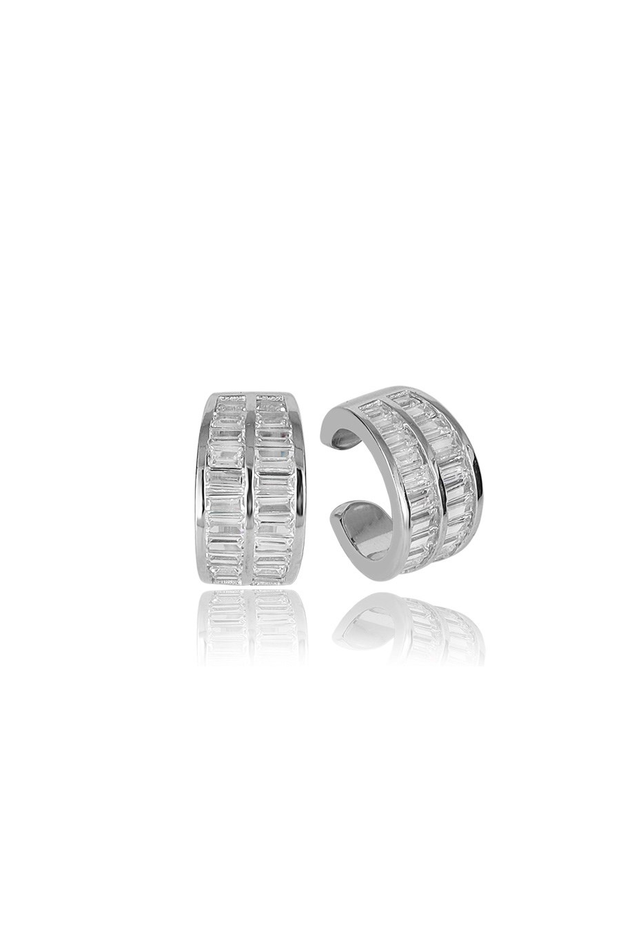 ÖZEL TASARIM İTALYAN TAŞLI EARCUFF KÜPE