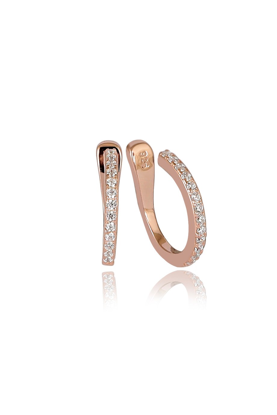 ÖZEL TASARIM İTALYAN TAŞLI EARCUFF KÜPE