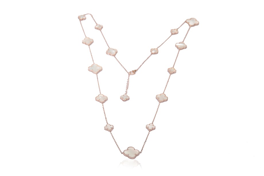 ÖZEL TASARIM YONCA TAŞLI KOLYE