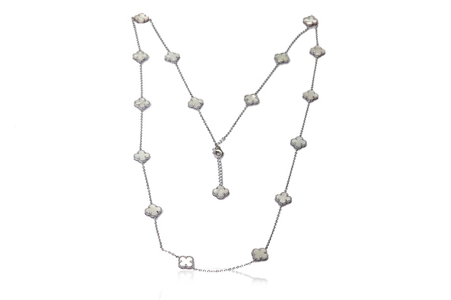 ÖZEL TASARIM YONCA TAŞLI KOLYE