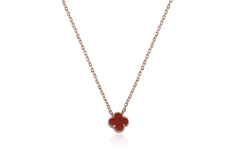 ÖZEL TASARIM YONCA TAŞLI KOLYE