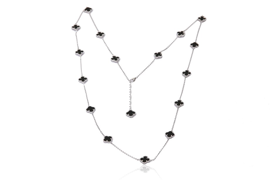 ÖZEL TASARIM YONCA TAŞLI KOLYE