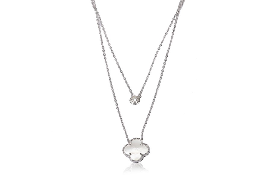 ÖZEL TASARIM YONCA TAŞLI KOLYE