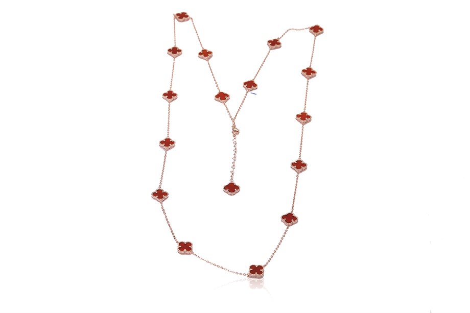 ÖZEL TASARIM YONCA TAŞLI KOLYE