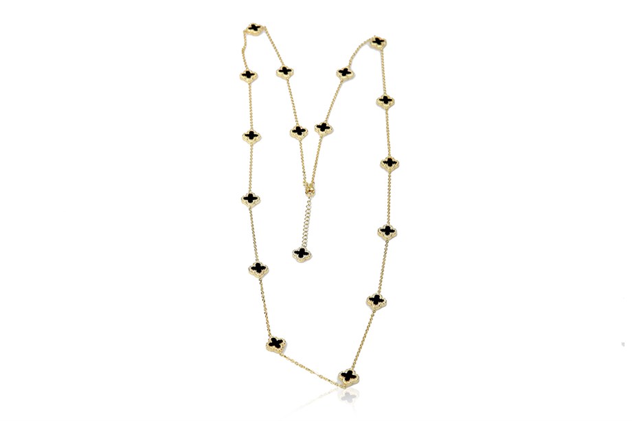 ÖZEL TASARIM YONCA TAŞLI KOLYE