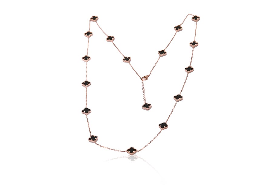 ÖZEL TASARIM YONCA TAŞLI KOLYE