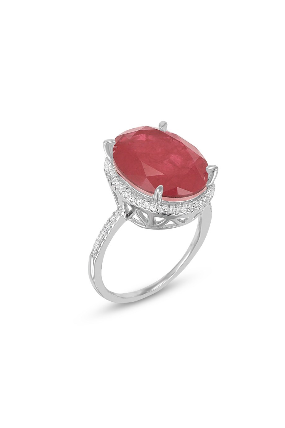 PARAIBA TOURMALİN KIRMIZI TAŞLI YÜZÜK