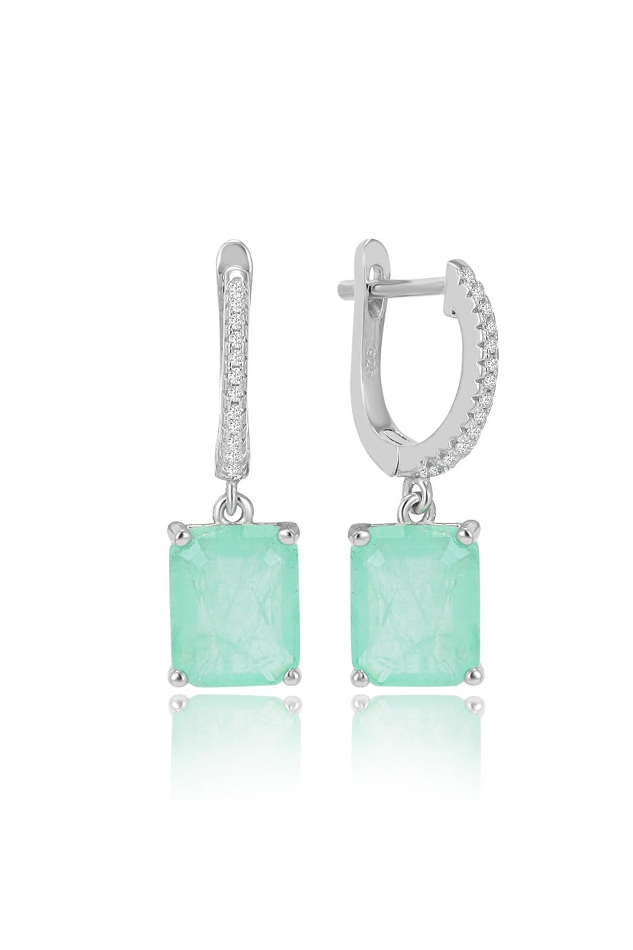 PARAIBA TOURMALİN YEŞİL TAŞLI KÜPE