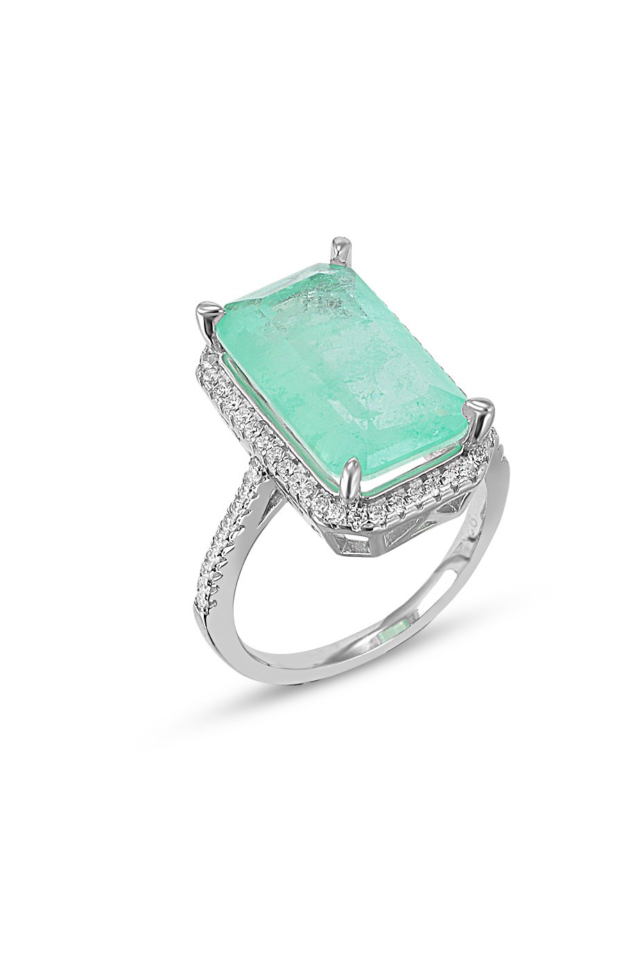 PARAIBA TOURMALİN YEŞİL TAŞLI YÜZÜK