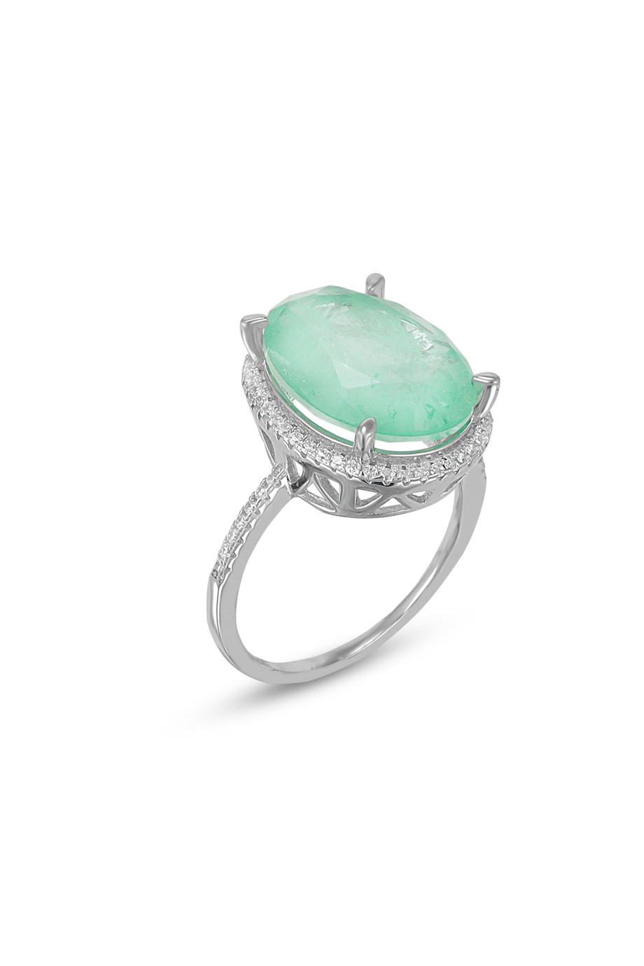 PARAIBA TOURMALİN YEŞİL TAŞLI YÜZÜK