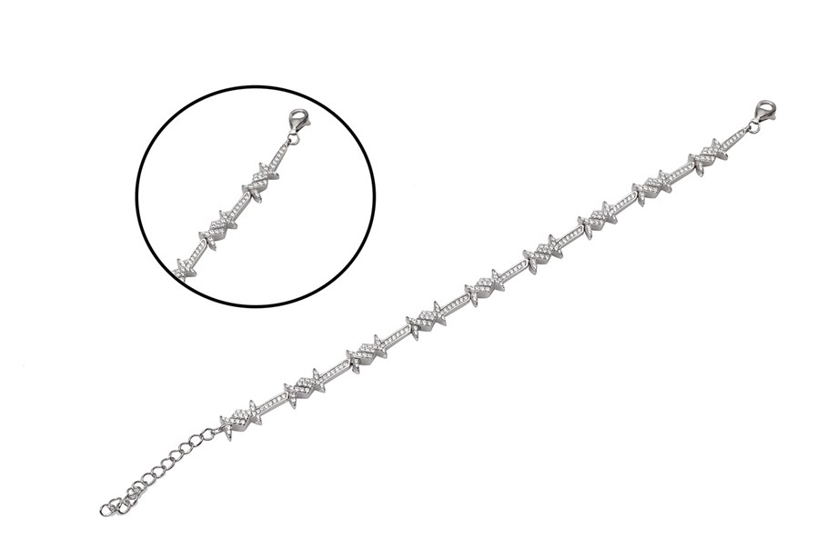 ZİRKON TAŞLI İTALYAN BİLEKLİK