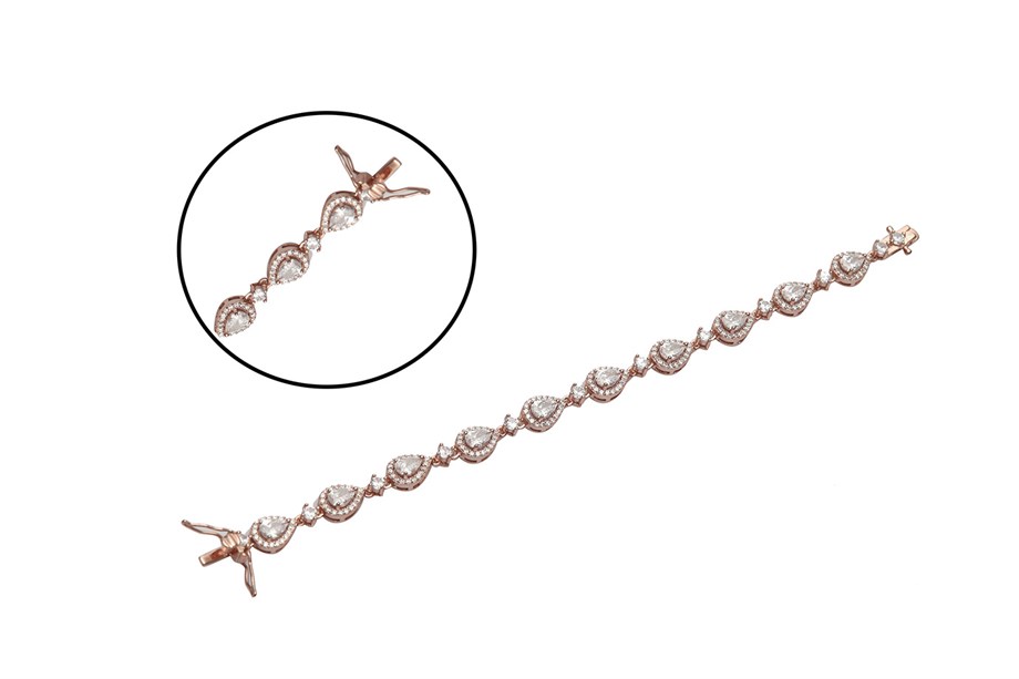 ZİRKON TAŞLI İTALYAN BİLEKLİK