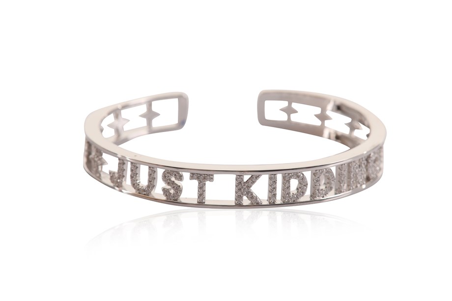 ZIRCON WITH STONE ITALIAN BANGLE